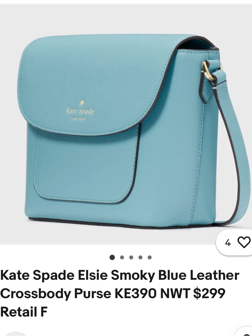 kate spade Elsie Crossbody in Smoky Blue